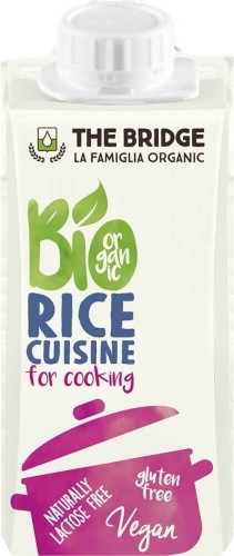 Rijstcrème om te koken zonder gluten 200 ml EKO The Bridge