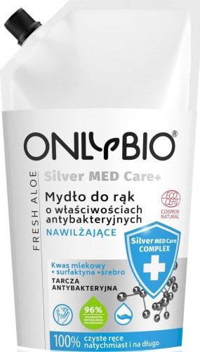 Hydraterende ECO HANDZEEP MET ANTIBACTERILE EIGENSCHAPPEN 500 ml - ALLEEN BIO (SILVER MED)