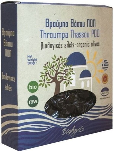 DRIED THROUMBA OLIVES BIO 500 g - BIO AGROS