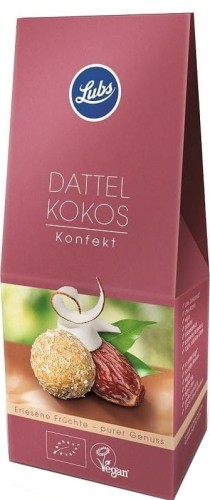 GLUTEN-FREE PRALINES WITH COCONUT SHRIMS BIO 100 g - LUBS