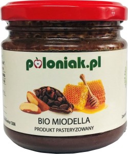 HONING MET BRAZILIAANSE NOTEN EN CACAO (MIODELLA) BIO 180 g - POLONIAK