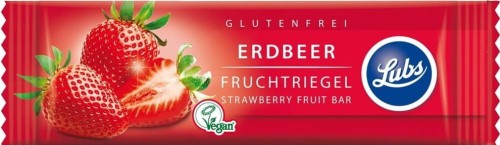 BARRA DE DÁTILES CON FRESAS SIN GLUTEN BIO 30 g - LUBS