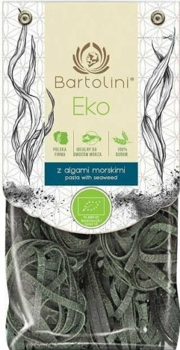 MAKARON (SEMOLINOWY Z ALGAMI MORSKIMI) GNIAZDA TAGLIATELLE BIO 250 g - BARTOLINI