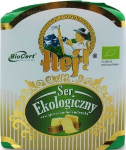 SWISS-DUTCH YELLOW CHEESE BIO BLOCK 1 kg - OSM RADOMSKO