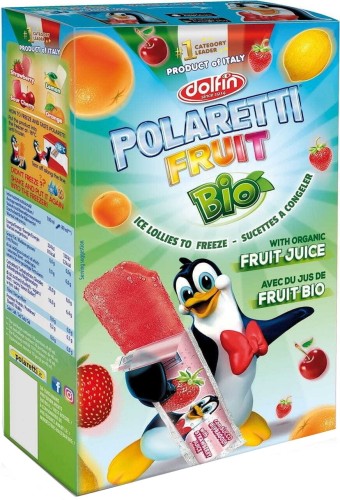 WATER ROOMIJS VOOR BIO FREEZING 10 x 40 ml - POLARETTI FRUIT