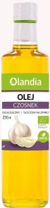 COLD-PRESSED SUNFLOWER OIL WITH GARLIC 250 ml - OLANDIA