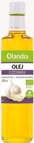 COLD-PRESSED SUNFLOWER OIL WITH GARLIC 250 ml - OLANDIA