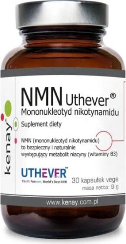 NMN Uthevel Nicotinamide Mononucleotide Niacine Metaboliet Vitamine B3 30 capsules kenayAG
