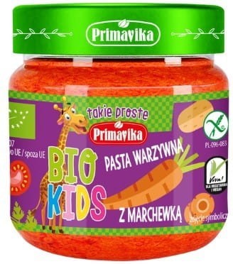 Groentepasta met wortel BIO KIDS 160 g Primavika