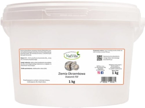 Diatomeeënaarde Diatomit FSF 1000g Natvita