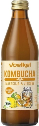 Kombucha passievrucht-citroen BIO 330 ml Voelkel
