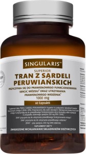 Peruaanse ansjovis visolie 1000 mg 60 Singularis zachte capsules