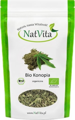 Hennepthee, gesneden bladeren BIO 100g NatVita