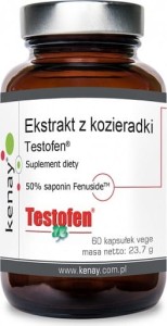 Kozieradka ekstrakt 600 mg Testofen 60 kapsułek kenayAG