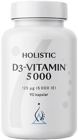 Vitamin D3 5000 cholecalciferol 125 μg 90 capsules Holistic