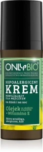 HYPOallergene GEZICHTSCRME VOOR MANNEN DAG EN NACHT HYDRATERENDE ZOETE AMANDELOLIE + VITAMINE E ECO 50 ml - ALLEEN BIO