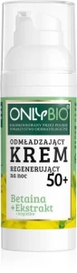 ANTI-VERJONGENDE EN REGENERERENDE NACHTGEZICHTCRME 50+ BETAIN + ECO MARAGUE EXTRACT 50 ml - ALLEEN BIO