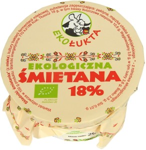 CREAM 18% BIO 200 g - EKO ŁUKTA