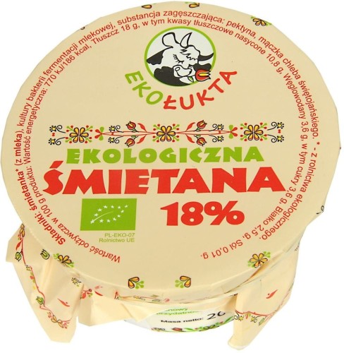 CREAM 18% BIO 200 g - EKO ŁUKTA