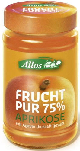 APRICOT MOUSSE (75% OF FRUITS) BIO 250 g - ALLOS