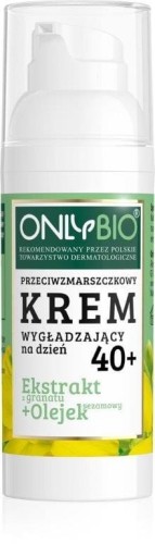 ANTI-RIMPEL DAGCRME 40+ GRANAATAPPELEXTRACT + ECO SESAMOLIE 50 ml - ALLEEN BIO