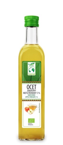 OCET JABŁKOWY NIEFILTROWANY BIO 5 % 500 ml - BIO PLANET
