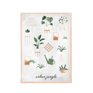URBAN JUNGLE KATOENEN KEUKENHANDDOEK - CHIC-MIC