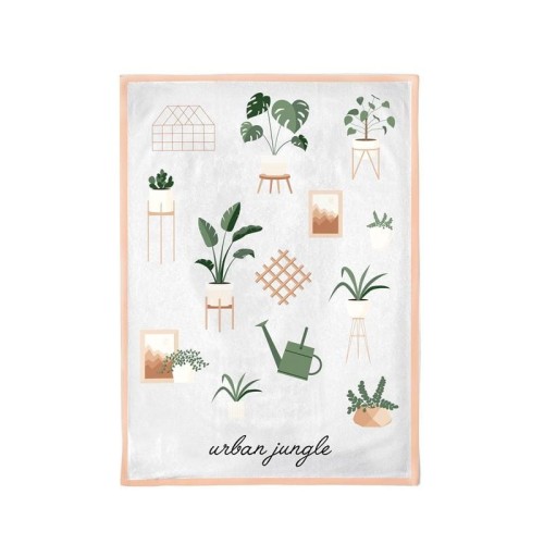 URBAN JUNGLE KATOENEN KEUKENHANDDOEK - CHIC-MIC