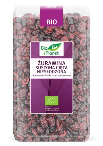 GEDROOGDE GESNEDEN ONGEZOET CRANBERRY 1 kg - BIO PLANET