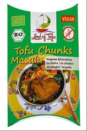 VEGAN PRODUCT A LA KIP TIKKA MASALA GLUTENVRIJ BIO 160 g - HEER VAN TOFU