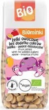 FRUITGOMMEN ZONDER TOEGEVOEGDE SUIKERS APPEL - BIO EXOTISCH FRUIT 75 g - BIOMINKI