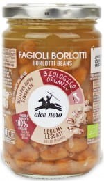 BORLOTTI BONEN IN BIO VLOEISTOF 300 g (200 g) (POT) - ALCE NERO