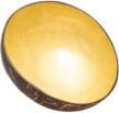 Dekorative Schale aus Kokosnussschale gelb - CHIC - MIC