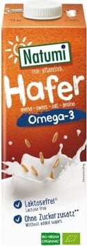 Napój Owsiany Omega-3 Bez Dodatku Cukrów Bio 1 L - Natumi
