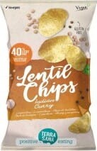 Linzenchips met Indiase smaak CURRY GLUTENVRIJ BIO 75 g - TERRASANA
