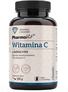 Vitamin C in 100% of wild rose extract powder 100 portion 100g PharmoVit