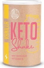 Vanille keto shake BIO 300 g - DIEETVOEDING