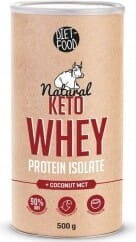 Keto whey proteïne met kokos MTC BIO 500 g - DIEETVOEDING