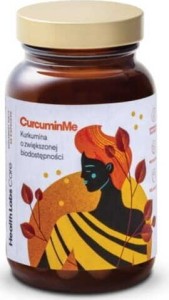 CurcuminMe Kurkumina o zwiększonej biodostępności 60 kapsułek HEALTH LABS