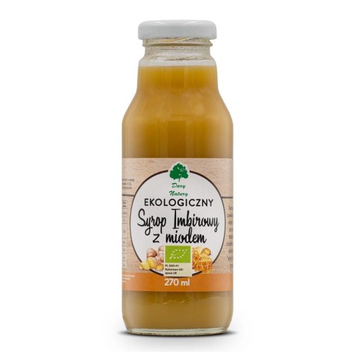 GEMBERSTROOP MET BIO HONING 270 ml - GIFTS OF NATURE