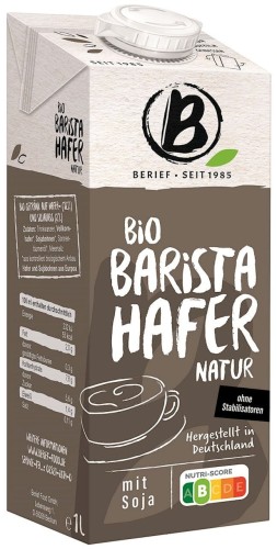 OATMAN DRINK - SOJABARISTA ZONDER TOEGEVOEGDE SUIKER BIO 1 L - BERIEF