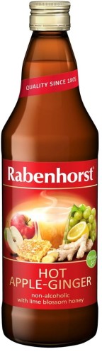 WARME WINTERDRANK APPEL - GEMBER - LIP HONING BIO 750 ml - RABENHORST