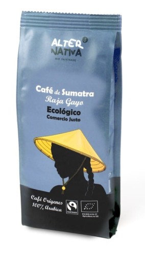 GEMALEN KOFFIE ARABICA 100% SUMATRA FAIR TRADE BIO 250 g - ALTERNATIVA