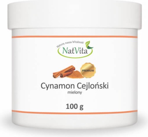 Cynamon Cejloński mielony 100g NatVita