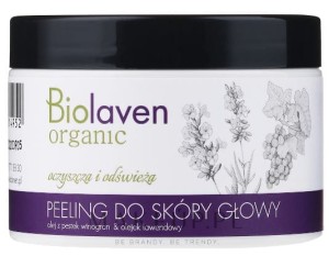 Hoofdhuid scrub, druivenpitolie en lavendelolie 155 g - BIOLAVEN SYLVECO