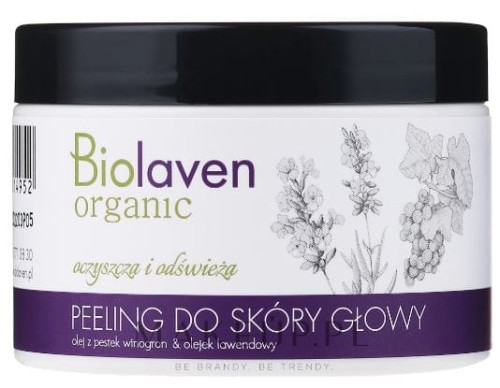 Hoofdhuid scrub, druivenpitolie en lavendelolie 155 g - BIOLAVEN SYLVECO