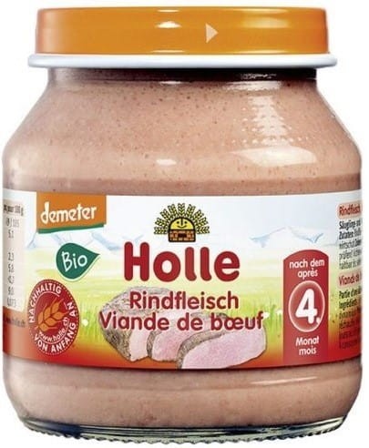 Danie dla niemowląt wołowina BIO 125 g - Holle