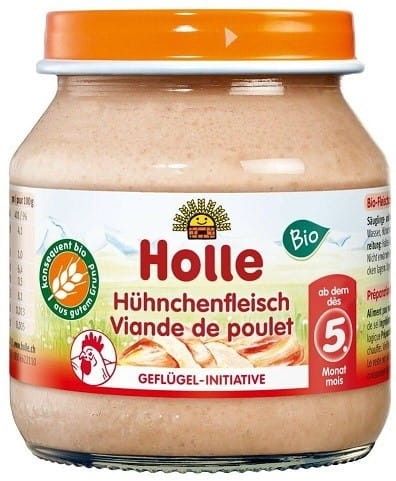 Danie dla niemowląt kurczak BIO 125 g  Holle