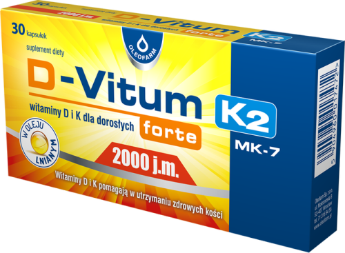 D - Vitum K2 FORTE 200j.m. 30 OLEOFARM-Kapseln
