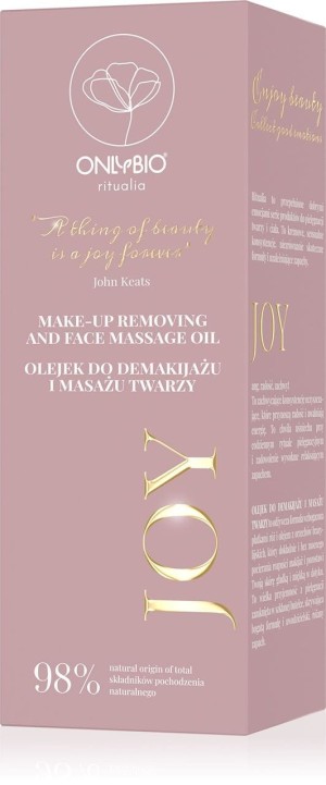 Öl zum Abschminken und Gesichtsmassage 150 ml - NUR BIO